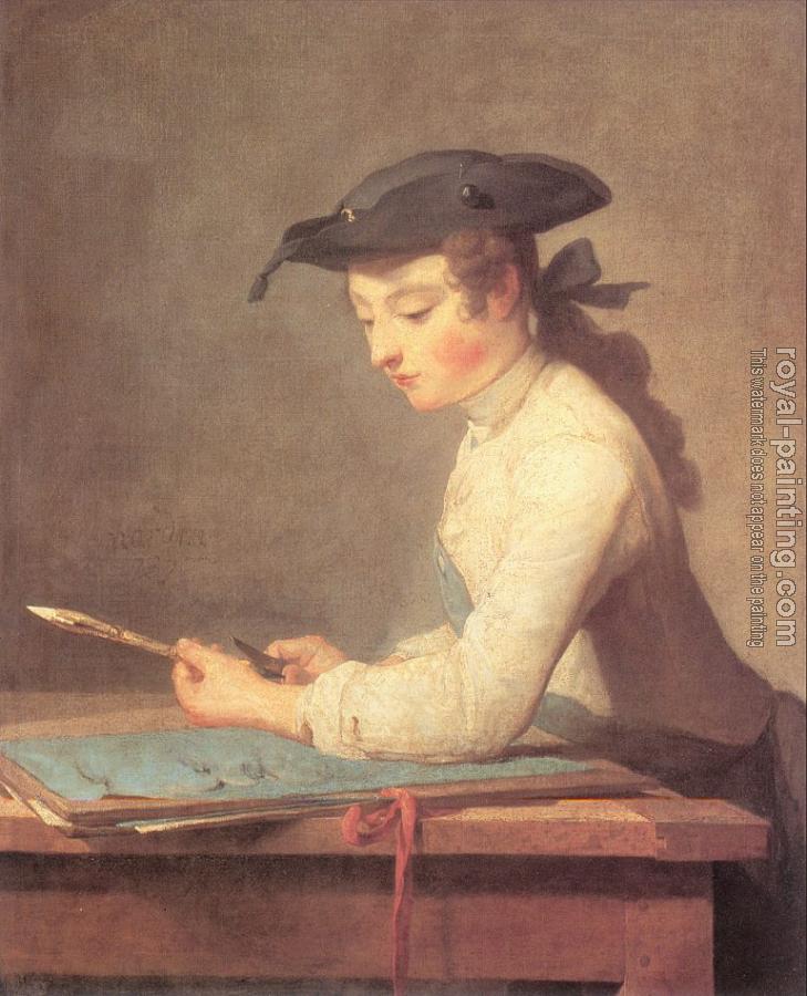 Jean Baptiste Simeon Chardin : The Young Draughtsman